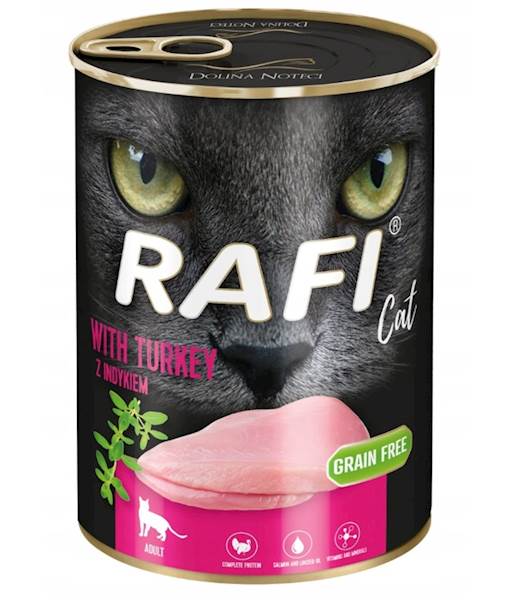 Rafi kot z indykiem 400g