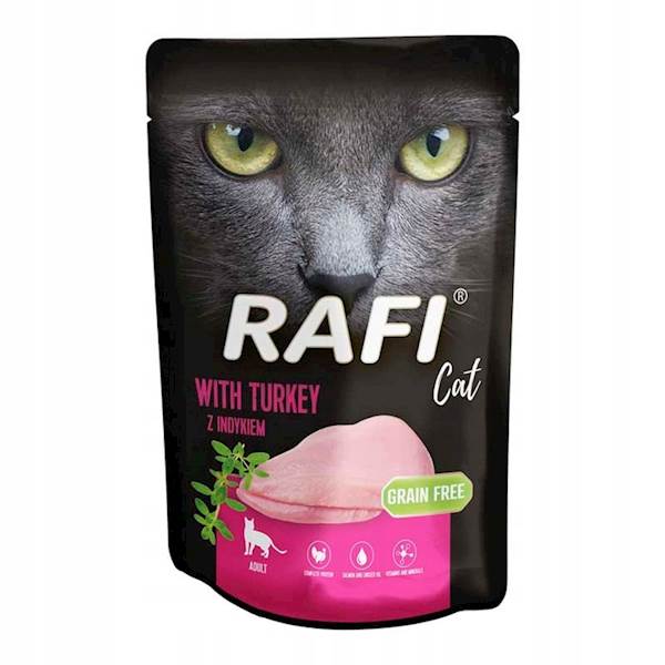 Rafi pasztet d/kota z indykiem 100g