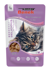 Benek saszetka kot wybredny królik w sosie 100g