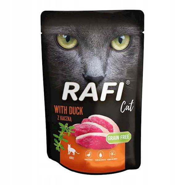 Rafi pasztet d/kota z kaczką 100g