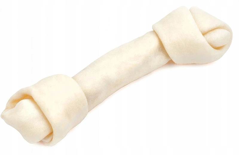 PB08 Kość wiązana biała 7,5cm 