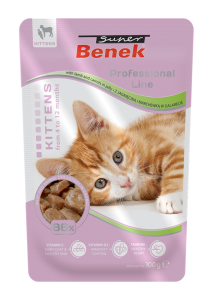 Benek saszetka d/młody kot jag. i mar.gal 100g