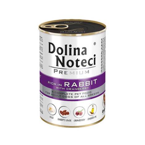 Dolina Noteci królik z żurawiną 400g