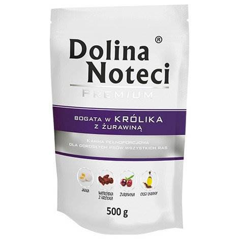 Dolina Noteci królik z żurawiną 500g