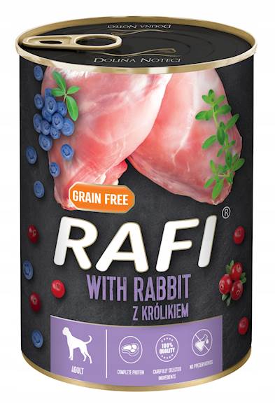 Rafi d/psa królik 400g