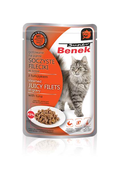 Benek Fileciki w sosie z tuńczykiem 85g