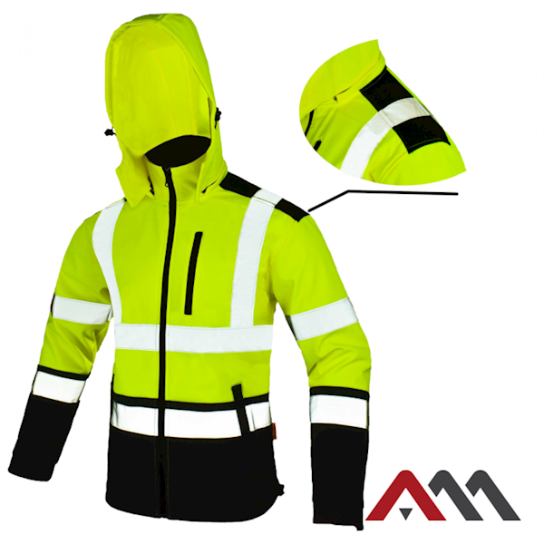 Kurtka softshell softer yellow