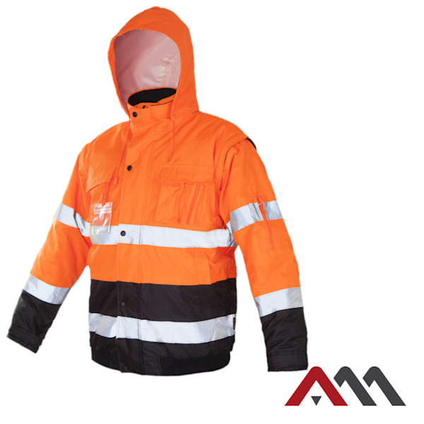 Kurtka ocieplana flasch orange