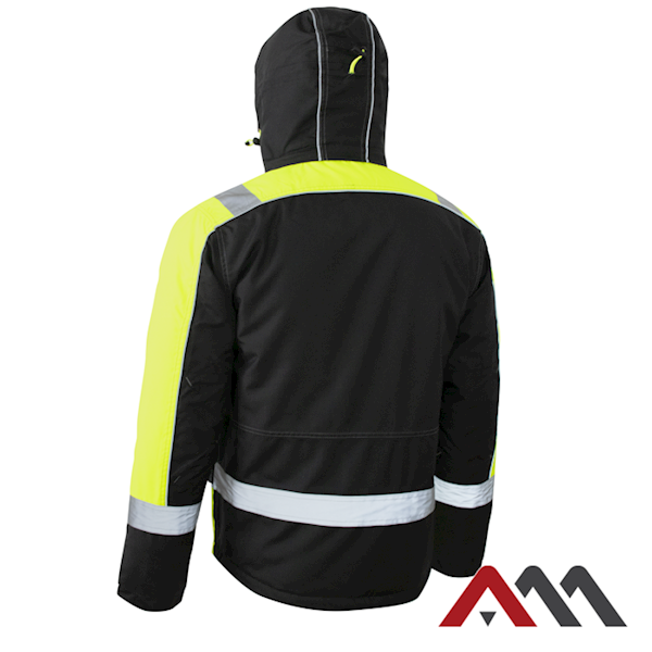 Kurtka ocieplana classwork black/yellow rozmiar M