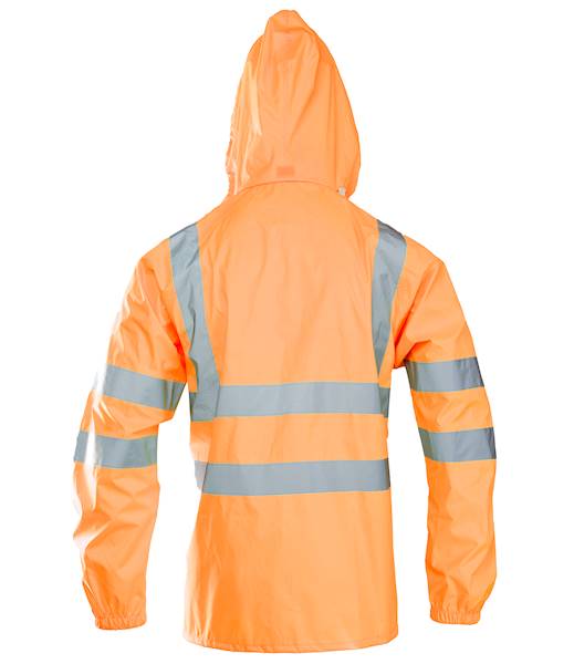Kurtka przeciwdeszczowa flasch orange rozmiar L