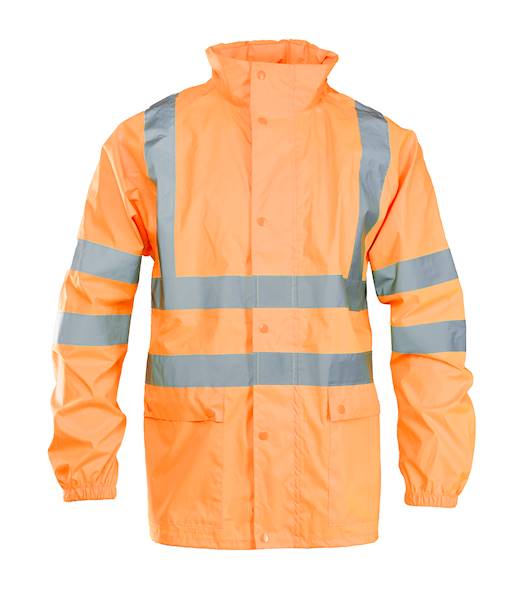 Kurtka przeciwdeszczowa flasch orange