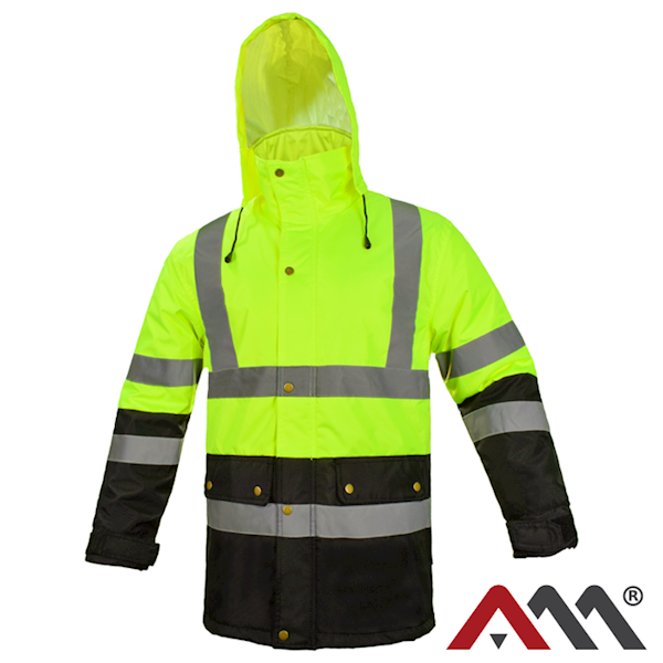 Kurtka ocieplana flasch yellow  long