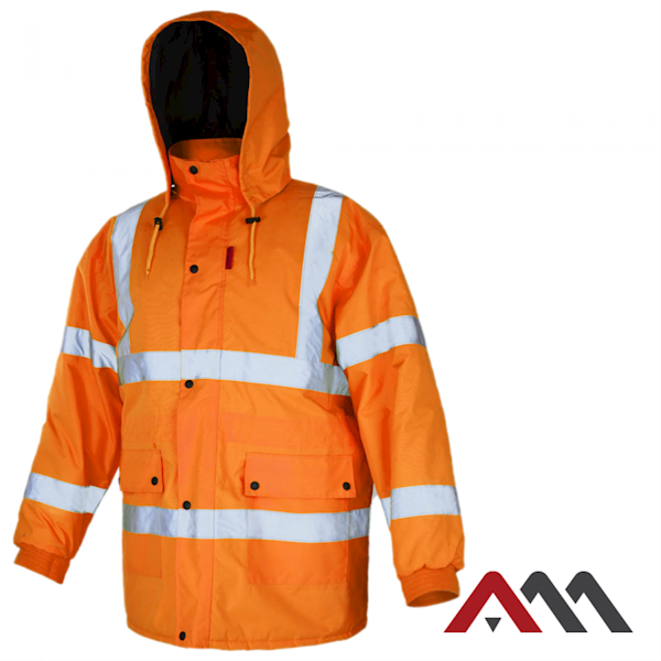Kurtka ocieplana flasch orange  long 