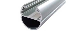 Profil aluminiowy okrągły OVAL do taśmy LED 2M