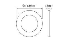 Panel LED 6W 4000K 470lm