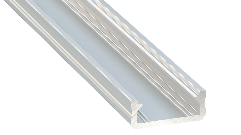 Profil aluminiowy surowy TYP D 2m
