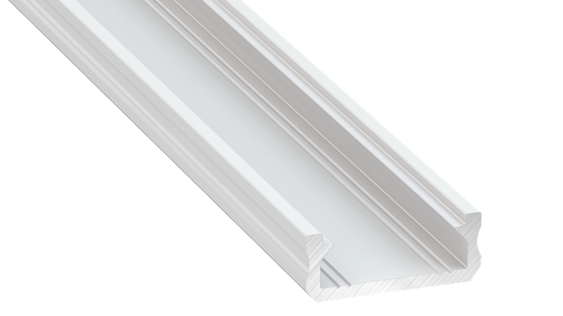 Profil aluminiowy biały TYP D (1m,2m,3m)