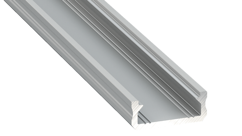 Profil aluminiowy srebrny TYP D (1m,2m,3m)