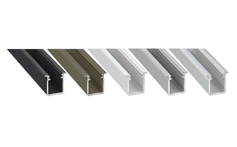 Profil aluminiowy czarny TYP G 2m