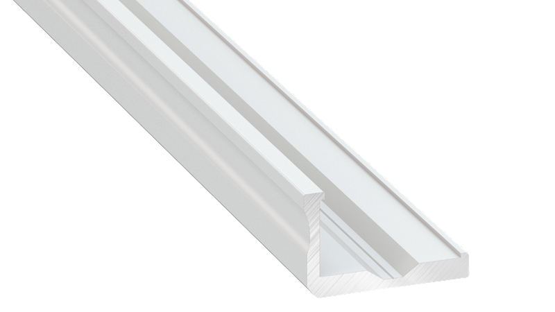 Profil aluminiowy biały TYP F (1m,2m,3m)
