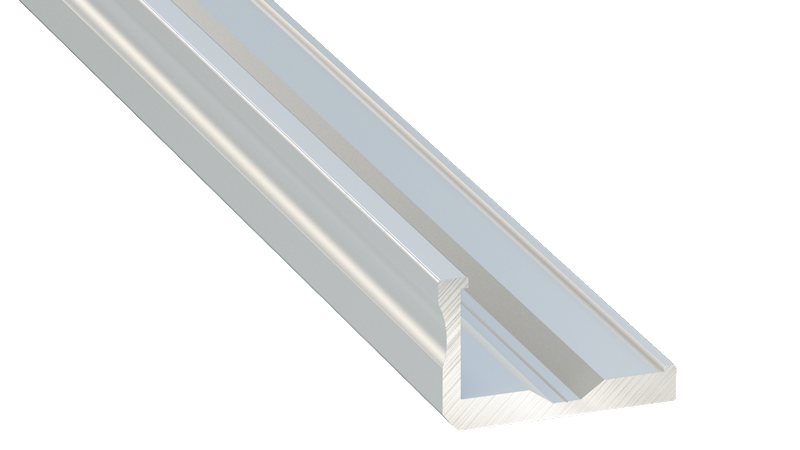 Profil aluminiowy surowy TYP F 2m