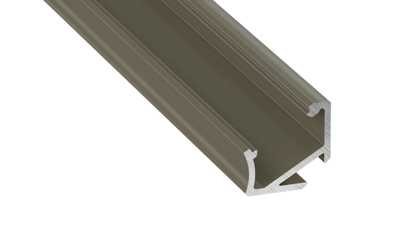 Profil aluminiowy inox TYP H 2m