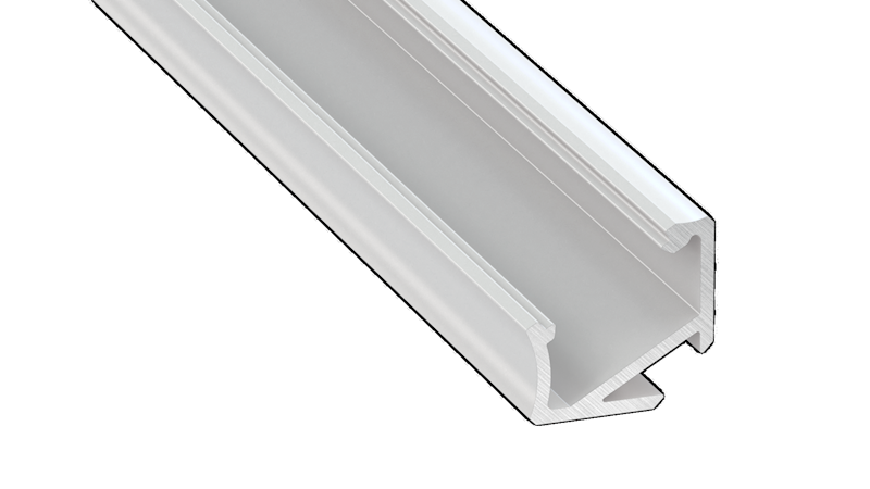 Profil aluminiowy biały TYP H (1m,2m,3m)