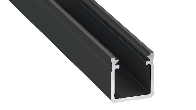 Profil aluminiowy czarny TYP Y 2m