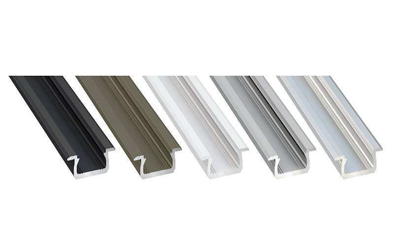 Profil aluminiowy czarny TYP Z 2m