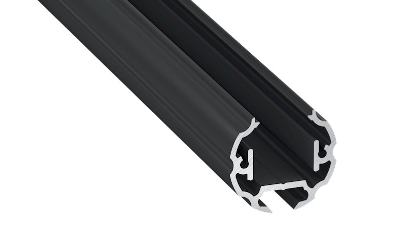 Profil aluminiowy czarny TYP COSMO (1m,2m,3m)