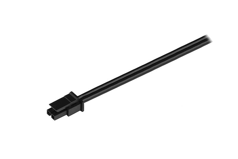 Konektor żeński WE 2/S  3/0,75  L- 100 mm czarny