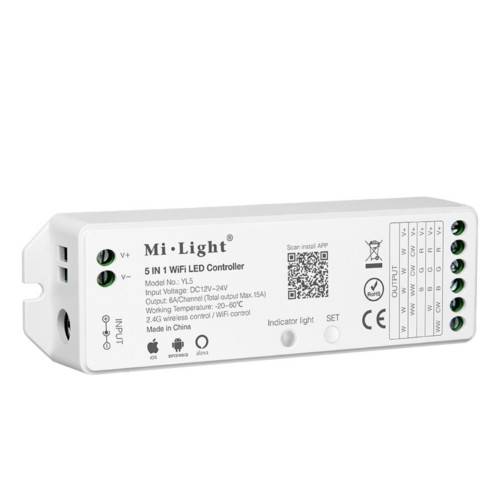 Uniwersalny kontroler taśm LED Wi-Fi 15A
