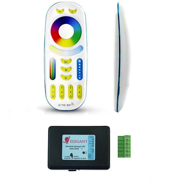 Digital driver S60 SD RGBW + pilot strefowy