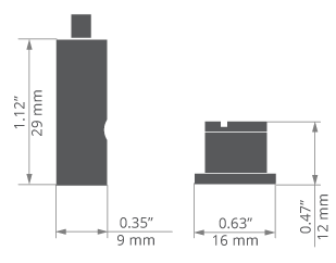 Zestaw mocowań RD-3 srebrny 1 kpl