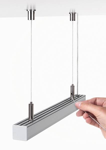 Zestaw mocowań RD-1 srebrny 1,5m 1 kpl