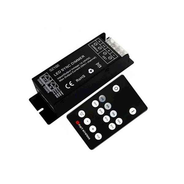Dimmer LED RF 25A + pilot 14 przycisków