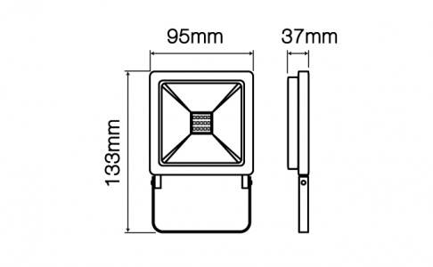 Naświetlacz PHOTON 10W 800lm 4000K