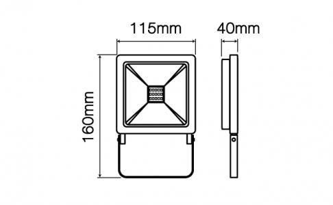 Naświetlacz PHOTON 20W 1600lm 4000K