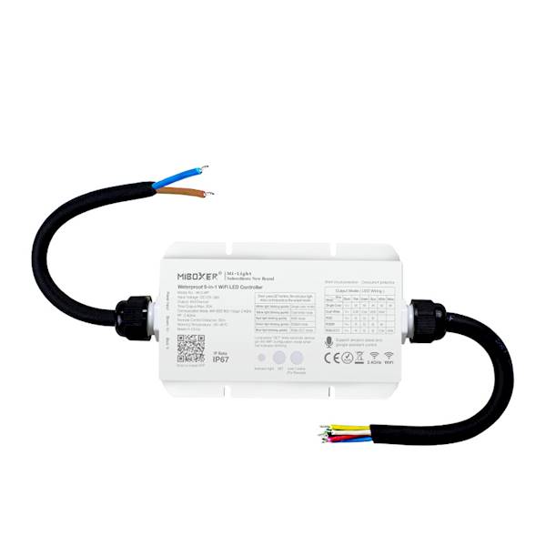 Uniwersalny kontroler taśm LED Wi-Fi 20A IP67