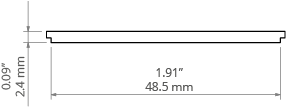 Osłona JUN-50 pryzmatyczna 1,5m PMMA