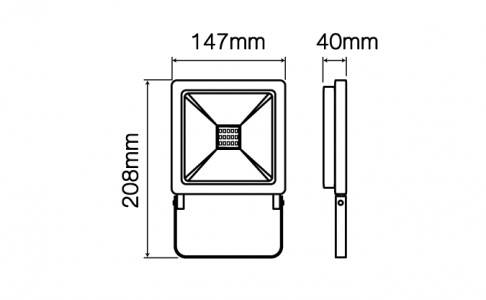 Naświetlacz PHOTON 30W 2400lm 4000K
