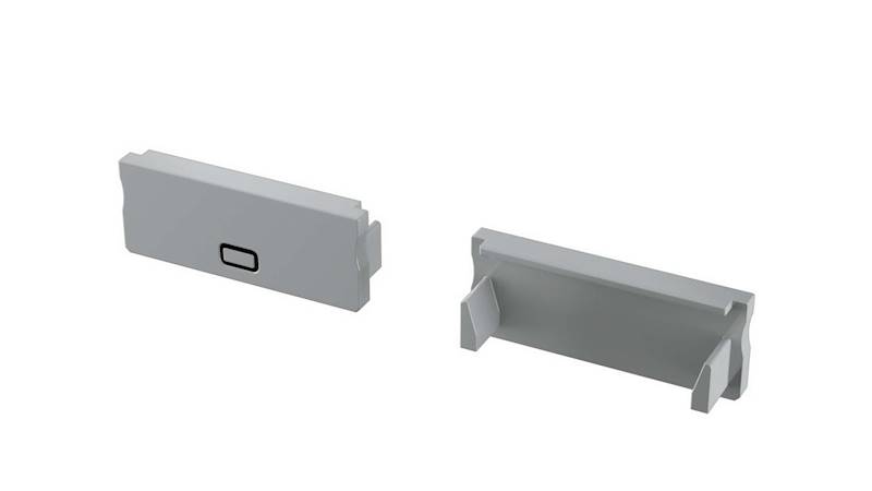 Zaślepka TYP DUAL srebrna ABS ZO tras. 1 szt.