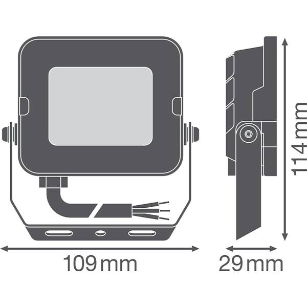 Naświetlacz LED FLOOD COMPACT V 10W 1000lm 4000K W