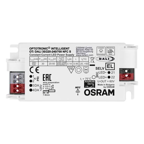 Zasilacz LED OTI DALI 30/220-240/700 NFC S
