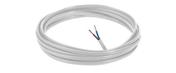 Przewód OMYp 2x1,00 mm2 biały 12-24V