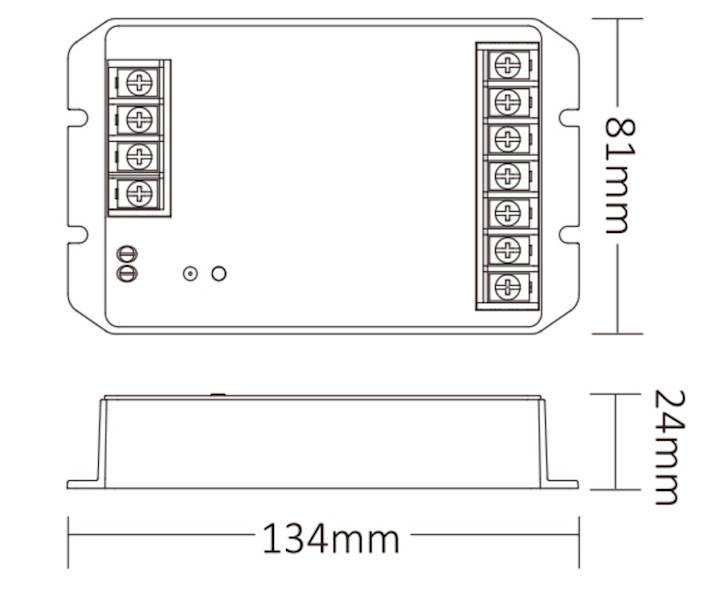 Kontroler taśm LED MONO/CCT 2w1 30A
