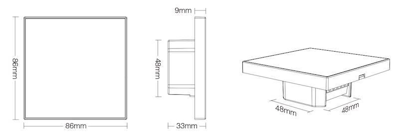 Panel naścienny CCT 230V