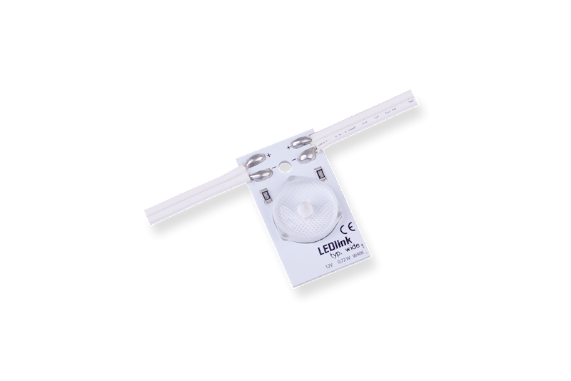 Moduł LED Wide1 W40K - 60mm 0,72W R90