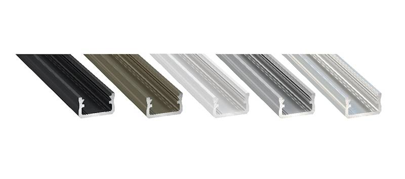 Profil aluminiowy czarny TYP A 3m