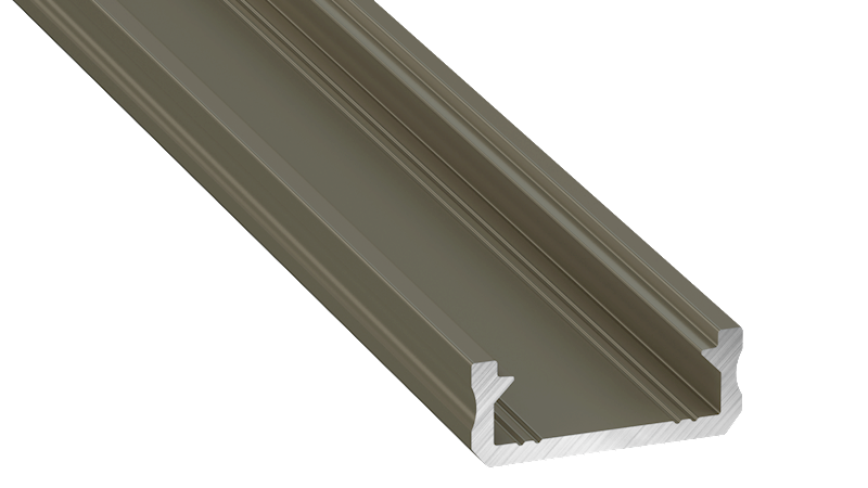 Profil aluminiowy inox TYP D 1m